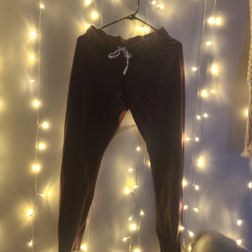 Maroon PINK Victoria's Secret Sweatpants/Joggers